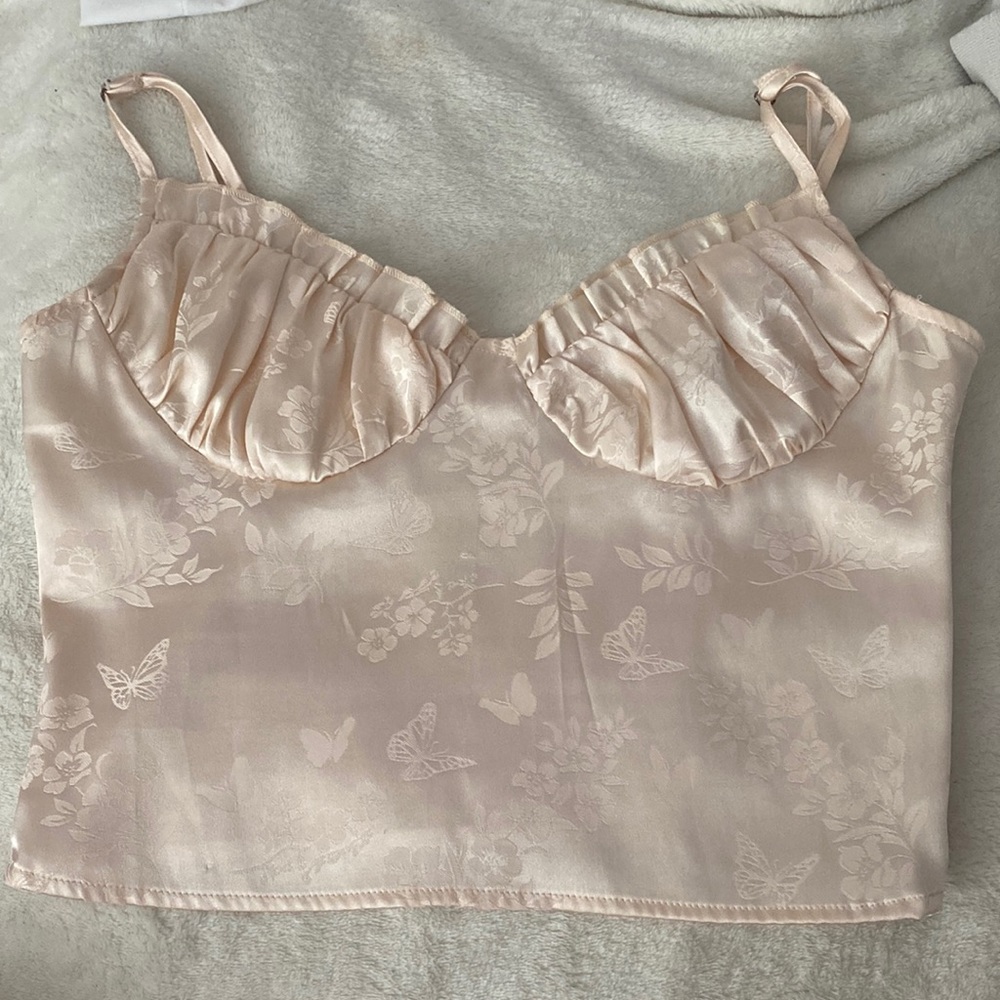 very cute pink floral top